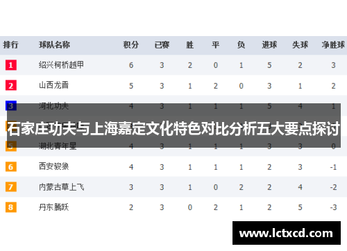 石家庄功夫与上海嘉定文化特色对比分析五大要点探讨